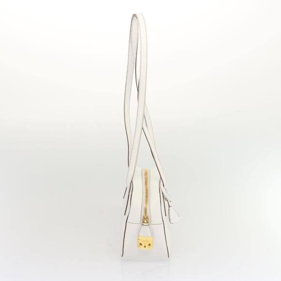 PRADA Safiano leather Shoulder Bag White Auth bs12825 - Picture 4 of 16